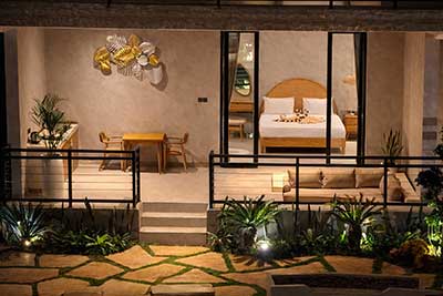 Complejo Bella Vida Uluwatu Terraza de lujo