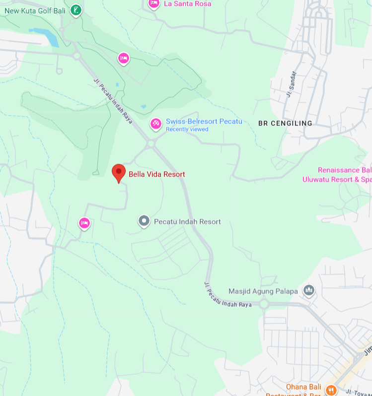 Google Maps Bella Vida Resort Uluwatu Bali