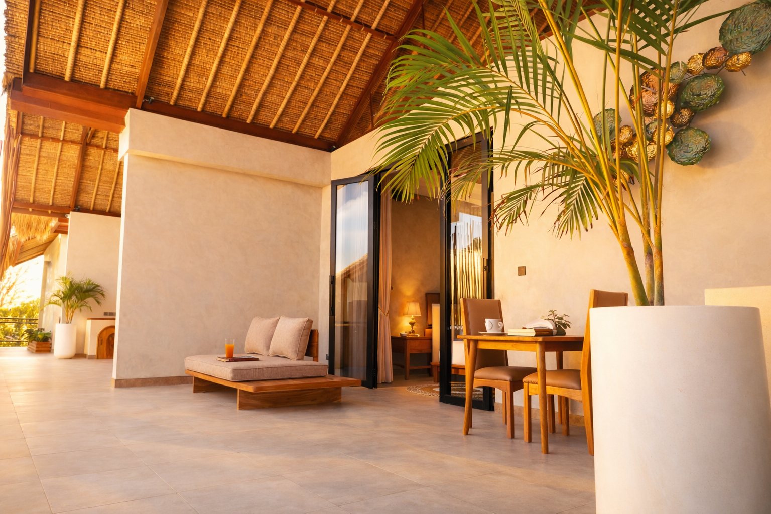 Sun-filled outlook - Deluxe Room at Bella Vida Resort